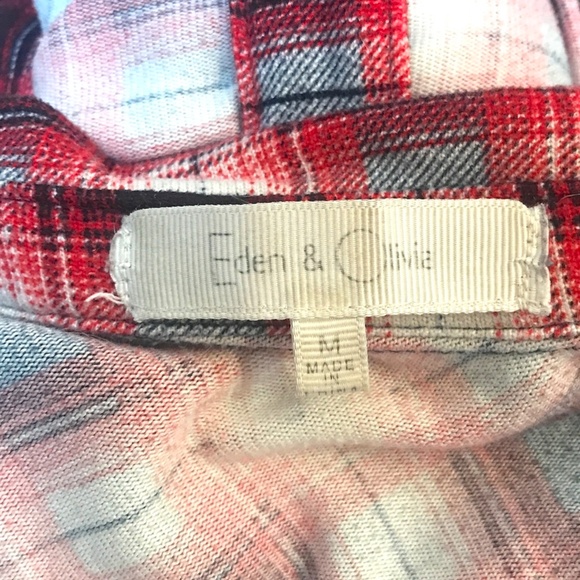 Eden&Olivia. Plaid Button Down Shirt.Modern Flannel. Warm, Soft. Comfy. … - Picture 13 of 13